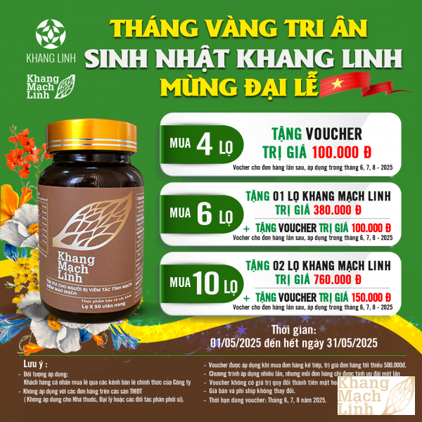THÔNG BÁO CHƯƠNG TRÌNH “THÁNG VÀNG TRI ÂN – MỪNG SINH NHẬT KHANG LINH, MỪNG ĐẠI LỄ”